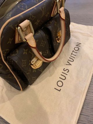 Vintage Louis Vuitton Manhattan PM Monogram Bag In - Rare 12