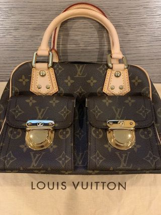 Vintage Louis Vuitton Manhattan PM Monogram Bag In - Rare 2