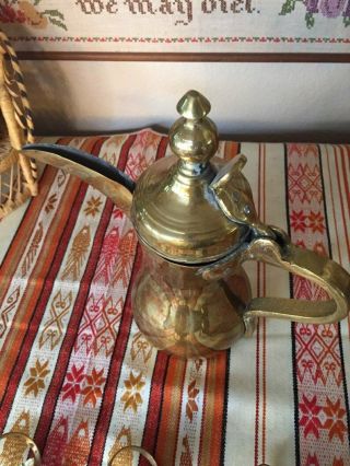 Antique Arabic Dallah - Middle Eastern Coffee Pot Tea Pot - Baghdad Boiler