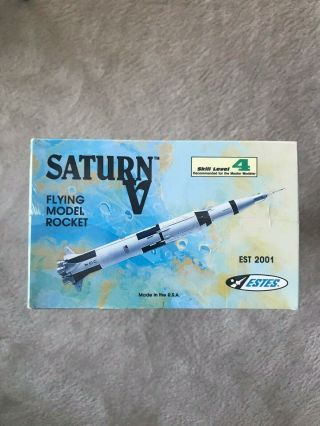 Vintage Estes Flying Model Rocket Saturn V 1/100 scale 6