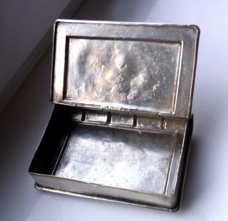 VICTORIAN SILVER PLATED BRIGHT CUT ENGRAVED SNUFF BOX - BOOK FORM 6