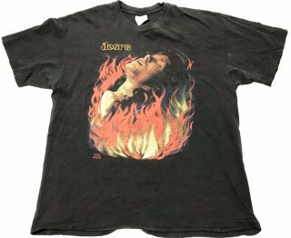 Vintage 1991 The Doors Jim Morrison T Shirt Light My Fire Mens Size Xl 90s
