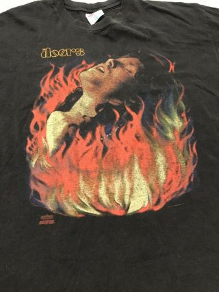 Vintage 1991 The Doors Jim Morrison T Shirt Light My Fire Mens Size XL 90s 2