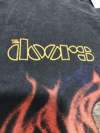 Vintage 1991 The Doors Jim Morrison T Shirt Light My Fire Mens Size XL 90s 5