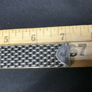 Vintage Tabra Handcrafted Charm Connector Bracelet Sterling Silver 6
