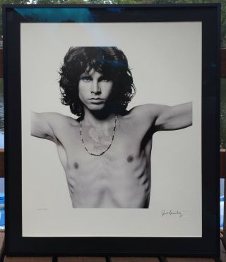 Best Of Doors Jim Morrison Rare Lithograth By Joel Brodsky 22x26 " W/coa Unframed