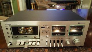 Vintage Onkyo TA - 630D Cassette Deck Belts $145 Great Looking Deck 8