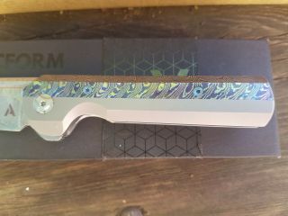 Arcform Slimfoot Damasteel Mokuti Blade Knife 1 of 2 Very rare 4