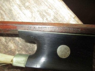 Vintage Fine W.  A.  Pfretzschner Violin Bow 29 1/4 " Long