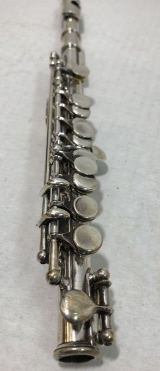 Vintage 1932 William S Haynes Solid Sterling Silver Piccolo,  Db - Ready To Play 2