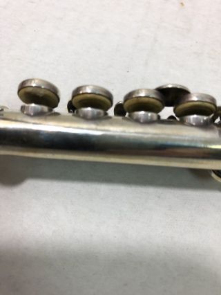 Vintage 1932 William S Haynes Solid Sterling Silver Piccolo,  Db - Ready To Play 6