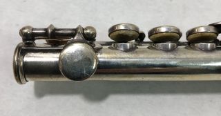 Vintage 1932 William S Haynes Solid Sterling Silver Piccolo,  Db - Ready To Play 7