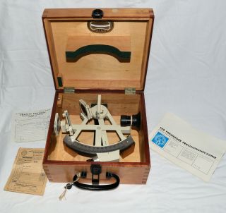 Freiberger Yacht Sextant In Case 