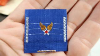 Wwii War Department Civilian Workers Army Air Corps Service Ribbon Exceptional