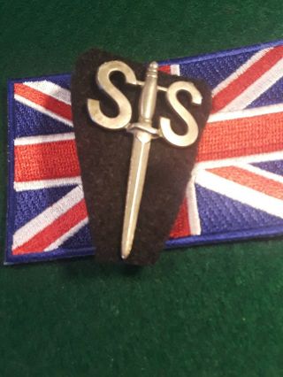 Wwii British No - 2 Dagger Ss /special Service Badge