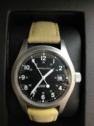 Hamilton Khaki Field Mechanical H69419933 Wrist Watch For Men