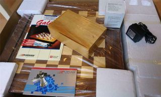 Vintage 1988 SAITEK GALILEO Kasparov Wooden CHESS COMPUTER Boxed 12
