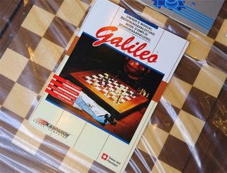 Vintage 1988 SAITEK GALILEO Kasparov Wooden CHESS COMPUTER Boxed 9