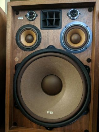 Vintage Hifi Pioneer CS - 99A Speaker Pair 1970s 3