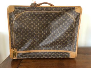 Vintage Louis Vuitton French Company Pullman Suitcase 26 " X 20 " X 9 " Monogram