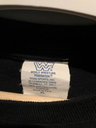 Vintage 1995 Undertaker TitanSports T - Shirt Size XL WWF All Over Print Wrestling 5