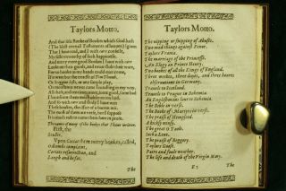 John Taylor TAYLOR ' S MOTTO 1621 Water Poet Jacobean Very Rare 1ST ED & ISSUE NR 11