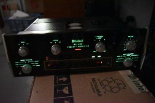 VINTAGE MCINTOSH MA6100 INTEGRATED AMPLIFIER PREAMP STEREO UNTOUCHED 2