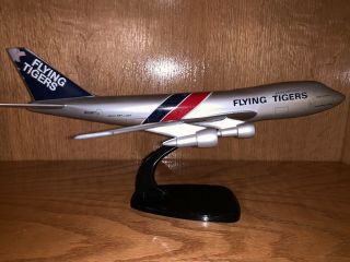 Five Fleet Vintage Tigers 747,  DC - 8 - 63,  DC - 8 - 73 & Two 727 - 100s AirJet 1/200 7