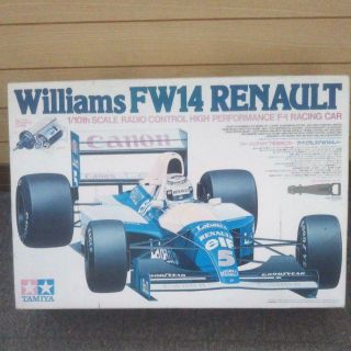 Tamiya Williams Fw14 Renault 1/10 Rc F1 Racing Car Vintage Rare From Japan