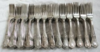 100,  Matching Silverplate Forks 110 International Silver Plate Old Vtg Antique