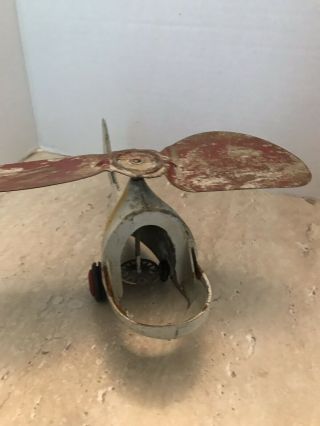 Vintage Cast Aluminum Helicopter Toy 4