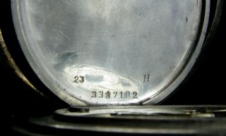 OMEGA Antique 1909 Rare Large Wristwatch Metal Dial 9