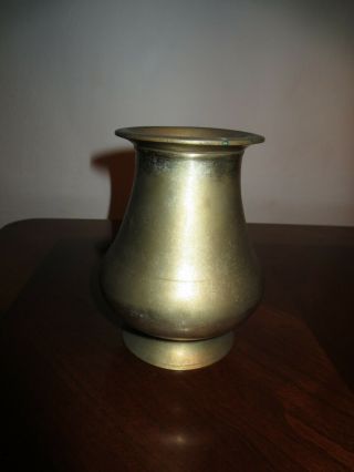 Antique Ceylon Bronze Temple Water Vase From Sri Lanka