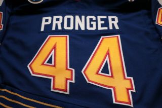 Vintage 90s St.  Louis Blues Chris Pronger CCM Jersey M NHL Hockey Canada 2