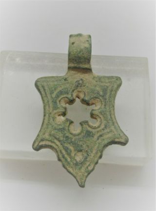 Ancient Byzantine Openwork Amulet Crusaders Jewelery Detector Finds