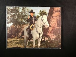 1950 Hopalong Cassidy On Topper Inlay Tray Puzzle