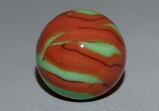 Vintage Marbles Shooter Christensen Agate Cac Swirl 3/4 " - 19mm