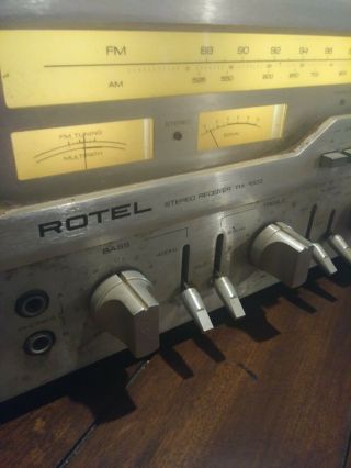 Vintage 1975 ROTEL RX 1603 1000 WATT STEREO RECIEVER Audiophiles dream. 2