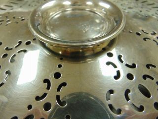 FOOTED STERLING TRAY NEAT DESIGN 9 3/4 INCH 3