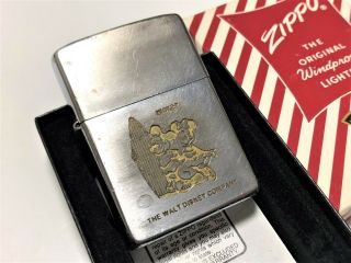 Vintage Zippo 1967 Mickey & Minnie Mouse The Walt Disney Productions Lighter