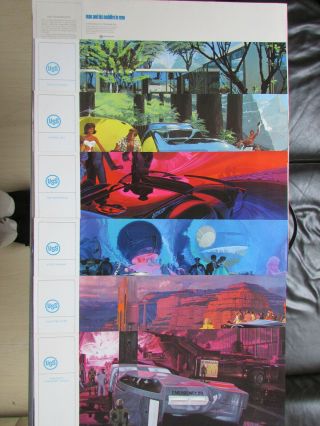 TWO 1969 SYD MEAD PORTFOLIOS FOR US STEEL RARE 4
