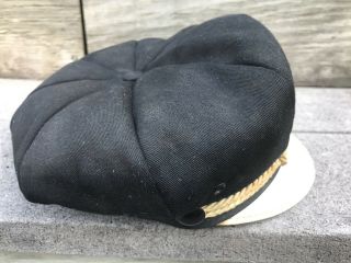 ANTIQUE HARLEY - DAVIDSON CAPTAINS White HAT CAP 30 ' S - 40 ' S Knucklehead 4