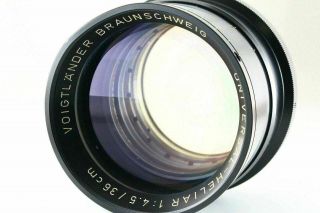 [Super Rare] Voightlander UNIVERSAL - HELIAR 36cm f/4.  5 Lens 360mm From JAPAN 5289 4