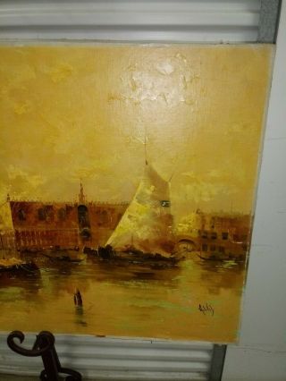 VINTAGE ANTONIO DEVITY Painting on Board 4