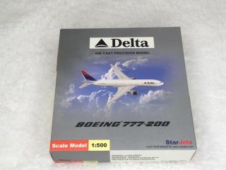 Star Jets Sjdal019 Delta Airlines B777 - 200,  1:500 Scale,  Nib,  Mib