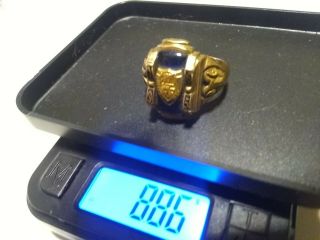 10k Gold 1965 Class Ring 8.  8 Gram Riverview Gardens Hs (st Louis) Size 8.  5