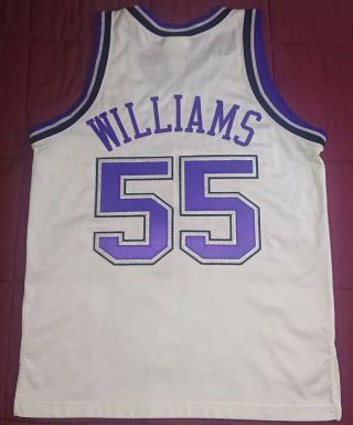 Vintage Authentic Jason Williams Sacramento Kings Rare Puma NBA Jersey 2