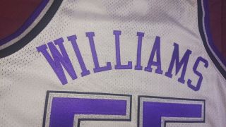 Vintage Authentic Jason Williams Sacramento Kings Rare Puma NBA Jersey 6