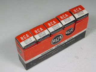 Rca 12ax7a Ecc83 Matched 1969 Vintage Vacuum Tube Sleeve Nos (test 99)