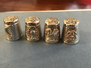Limited Edition Set Of United Kingdom Silver Thimbles